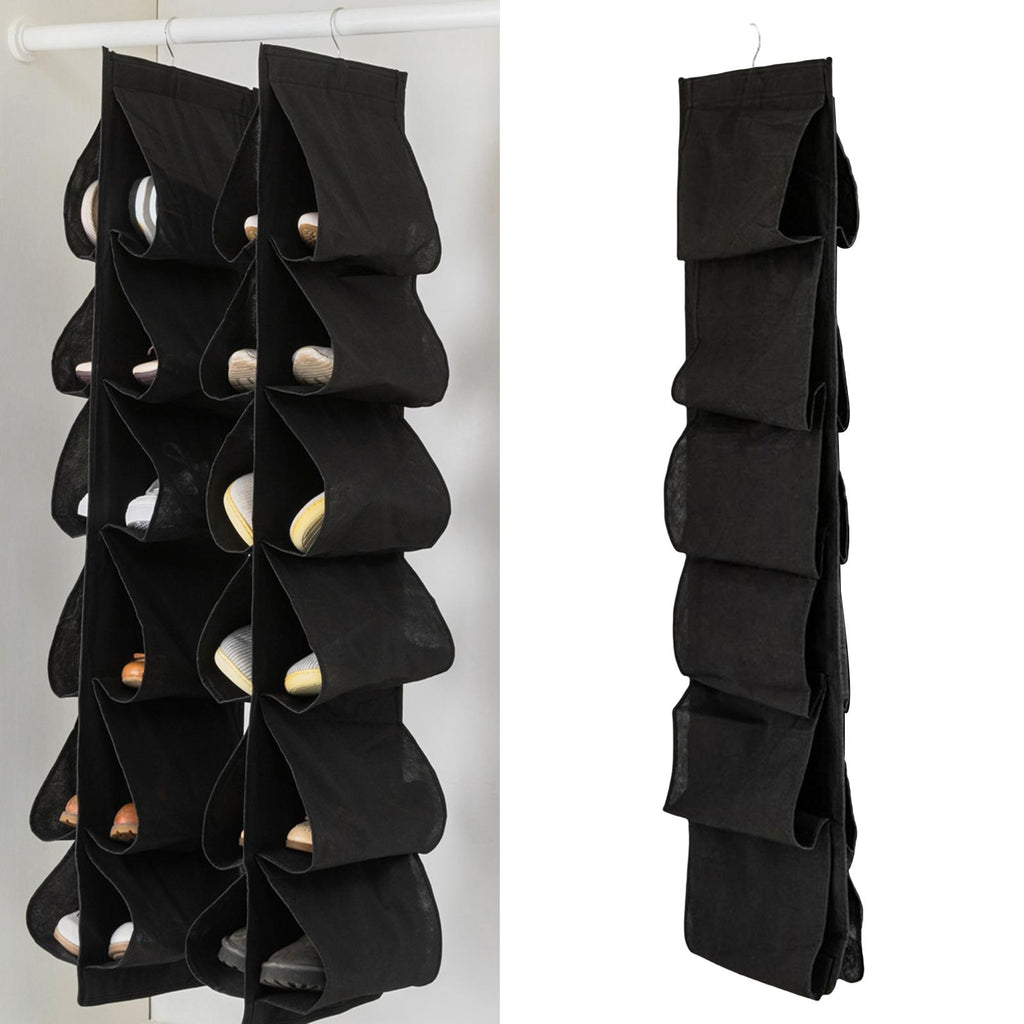 Hanging Shoes Rack Storage Shoes Hanger Shoes Organizer Over door for Wardrobe