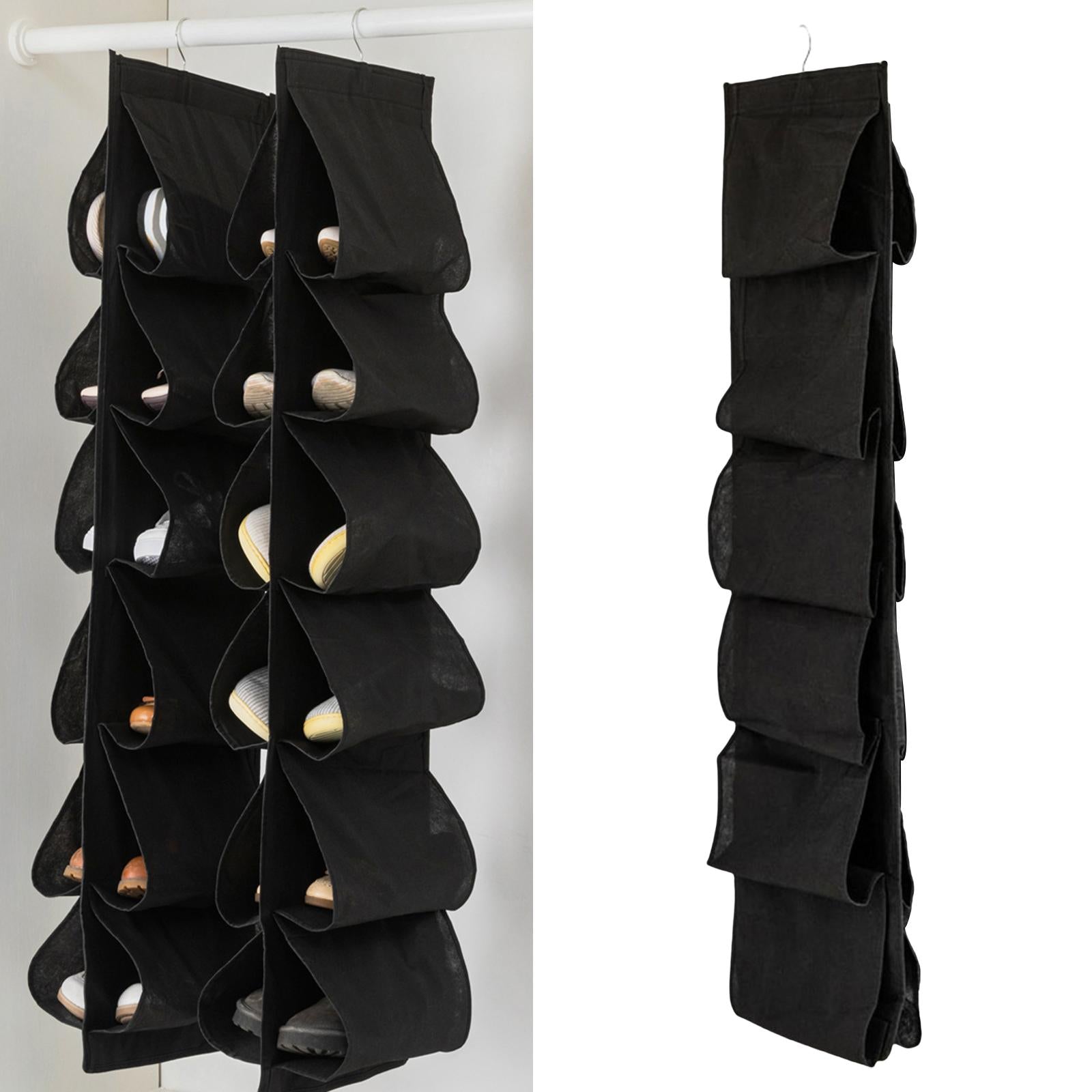 Hanging Shoes Rack Storage Shoes Hanger Shoes Organizer Over door for Wardrobe