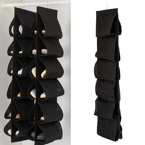 Hanging Shoes Rack Storage Shoes Hanger Shoes Organizer Over door for Wardrobe