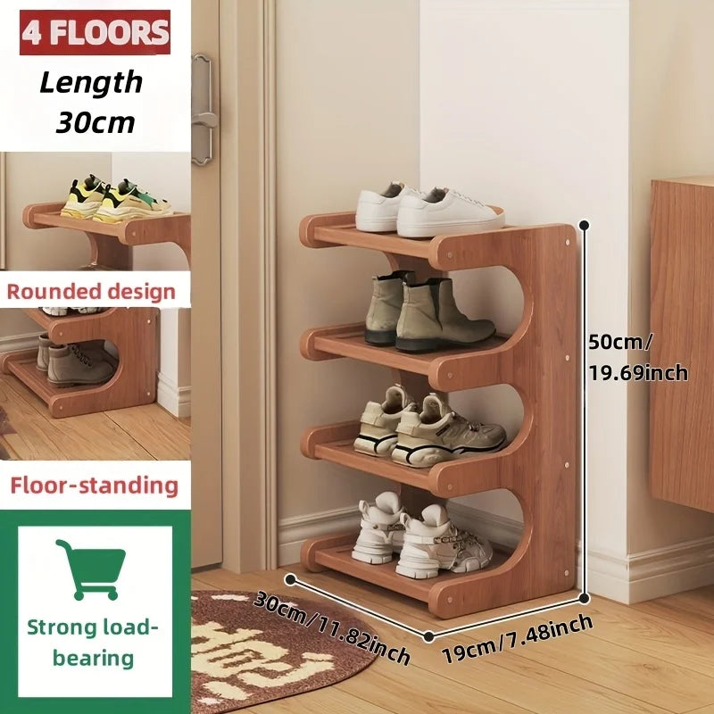 Shoe Rack, Shoe Organizer, Multifunctional Storage Design, Sturdy and Durable, Suitable for Bedroom, Dormitory, Home