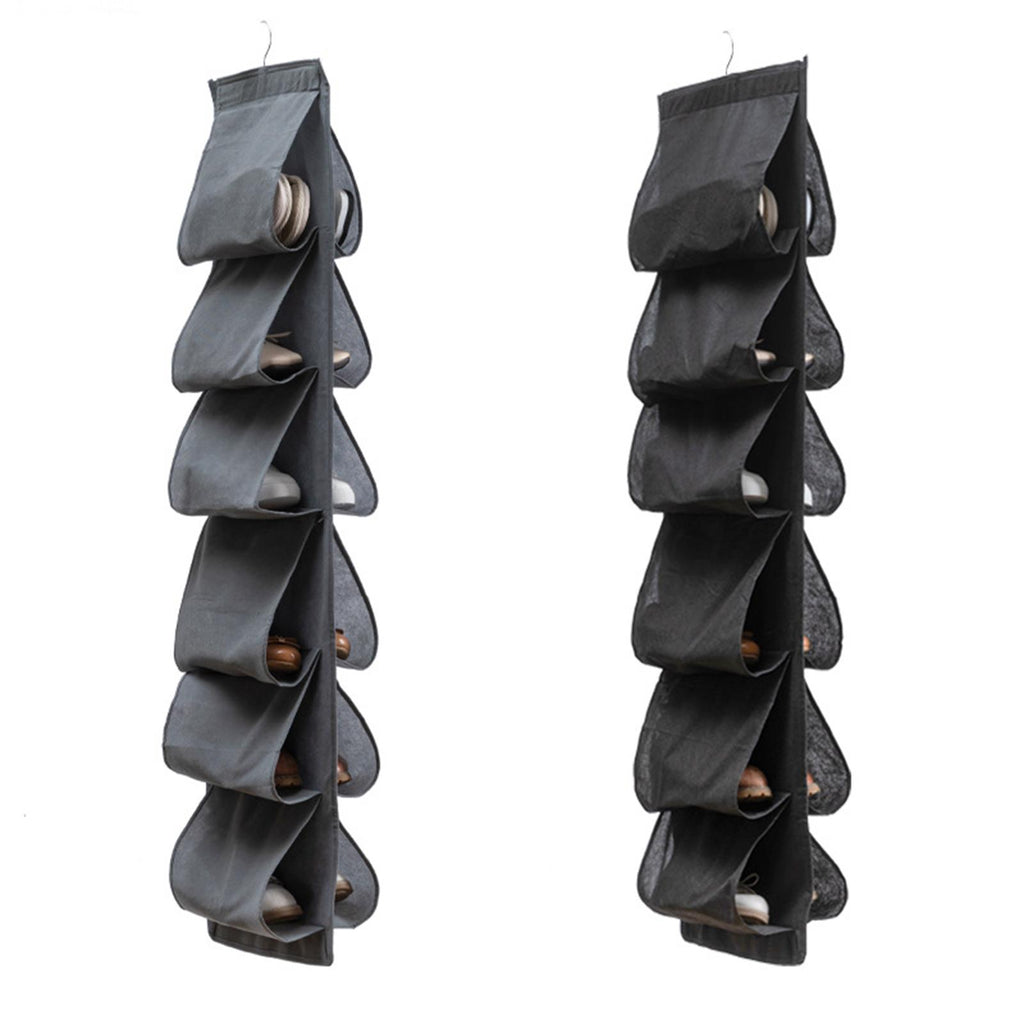 Hanging Shoes Rack Storage Shoes Hanger Shoes Organizer Over door for Wardrobe