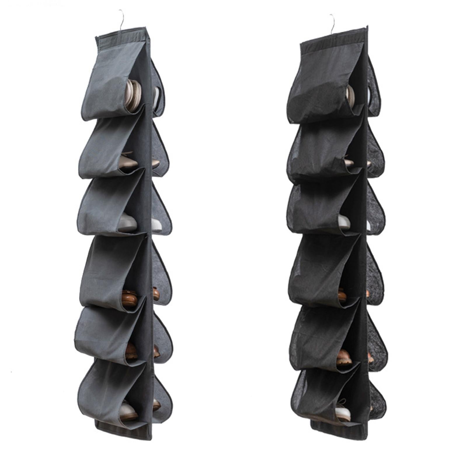 Hanging Shoes Rack Storage Shoes Hanger Shoes Organizer Over door for Wardrobe