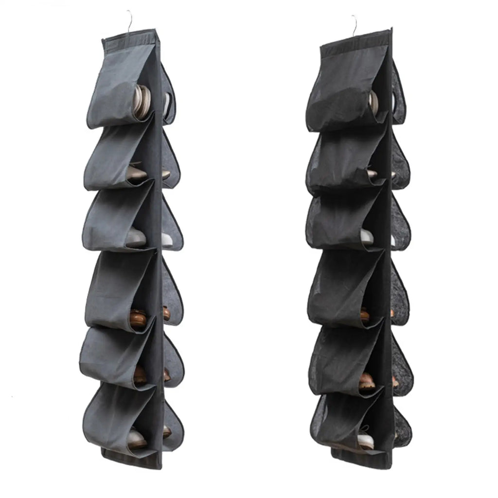 Hanging Shoes Rack Storage Shoes Hanger Shoes Organizer Over door for Wardrobe