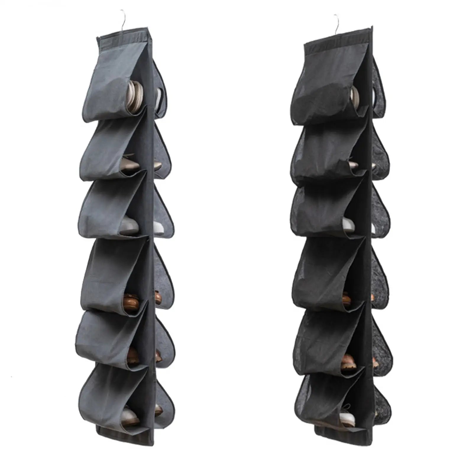 Hanging Shoes Rack Storage Shoes Hanger Shoes Organizer Over door for Wardrobe