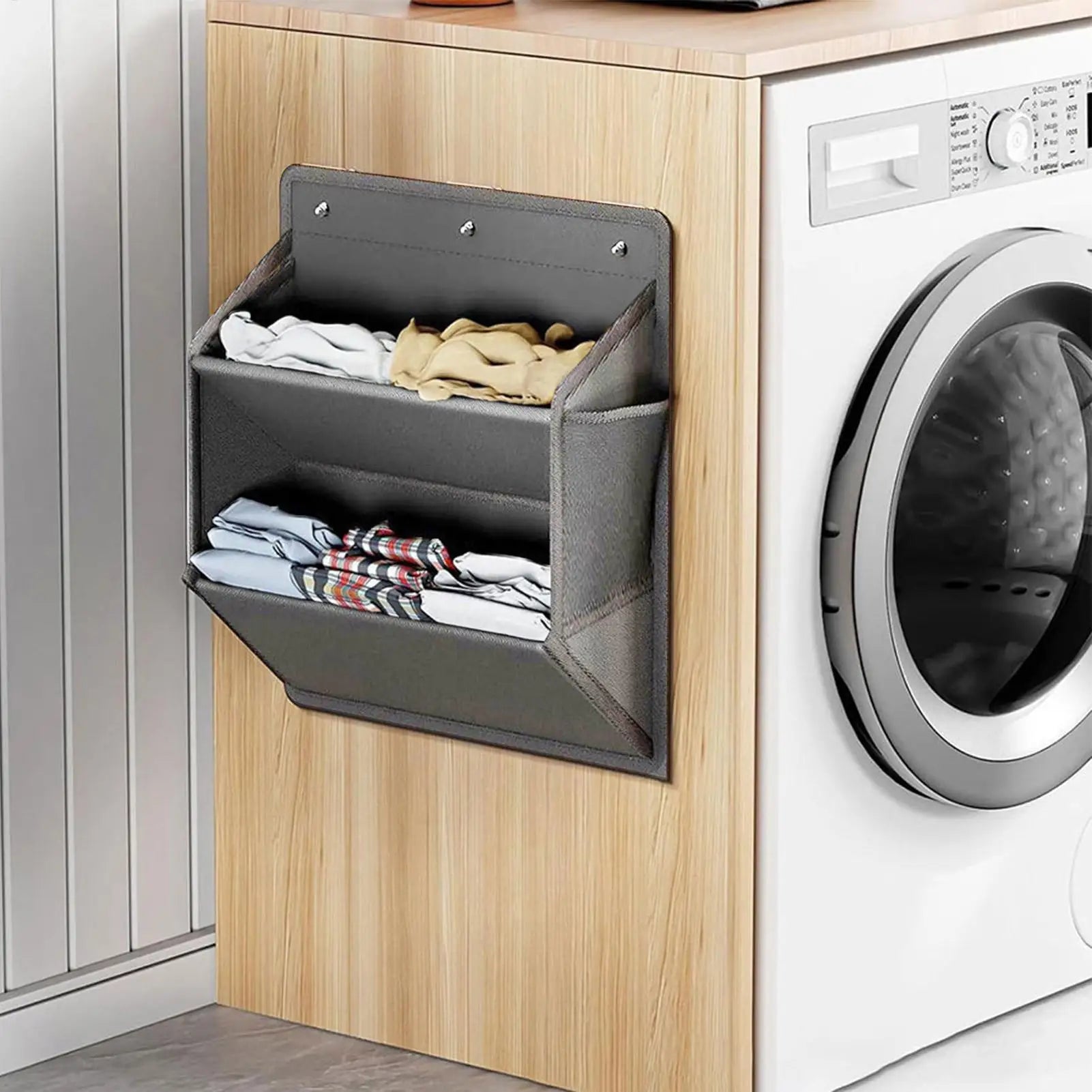 Wall-mounted Shoe Storage Bag RV Shoes Organizer Adhesive Backed Door Rack with Deep Pockets Narrow Space Sundries Hanging Bags