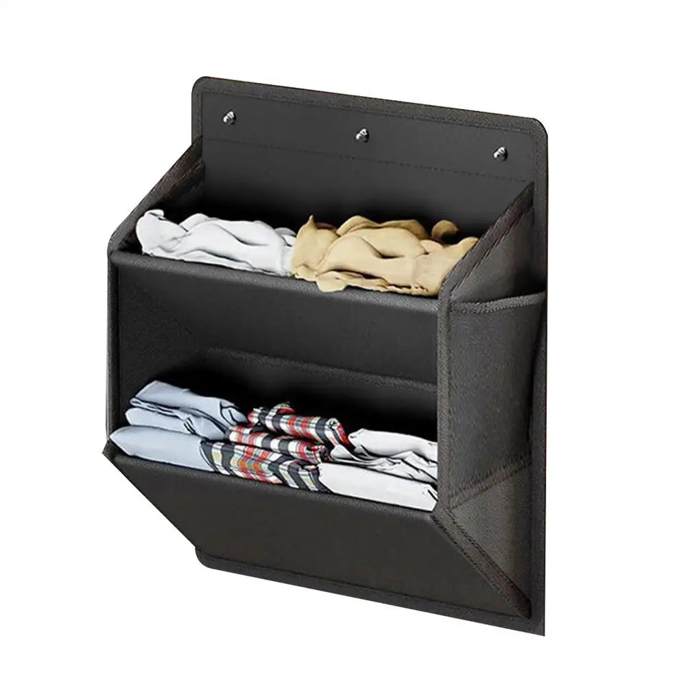 Wall-mounted Shoe Storage Bag RV Shoes Organizer Adhesive Backed Door Rack with Deep Pockets Narrow Space Sundries Hanging Bags