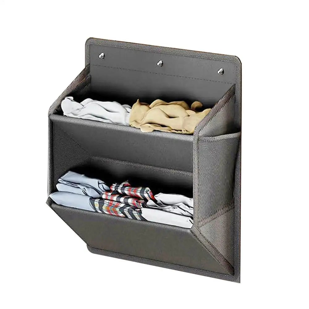 Wall-mounted Shoe Storage Bag RV Shoes Organizer Adhesive Backed Door Rack with Deep Pockets Narrow Space Sundries Hanging Bags